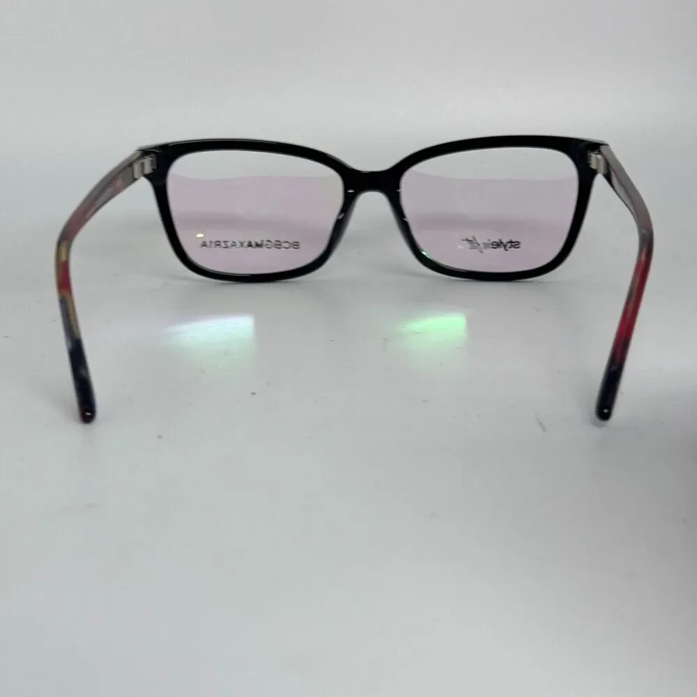 BCBGMAXAZRIA Sylvie‎ Black Tortoise 55-16-145 Flex Hinge H16793